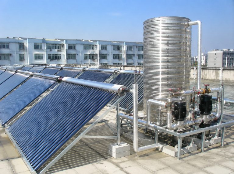 庐山商用大容量真空管太阳能热水系统